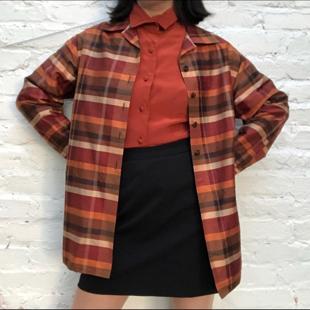 Vintage Silk Overcoat